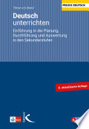 Deutsch unterrichten Cover