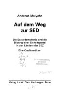 Auf dem Weg zur SED Cover