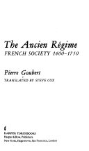 The Ancien Régime Cover