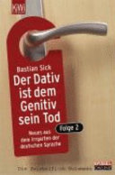 Der Dativ ist dem Genitiv sein Tod Cover